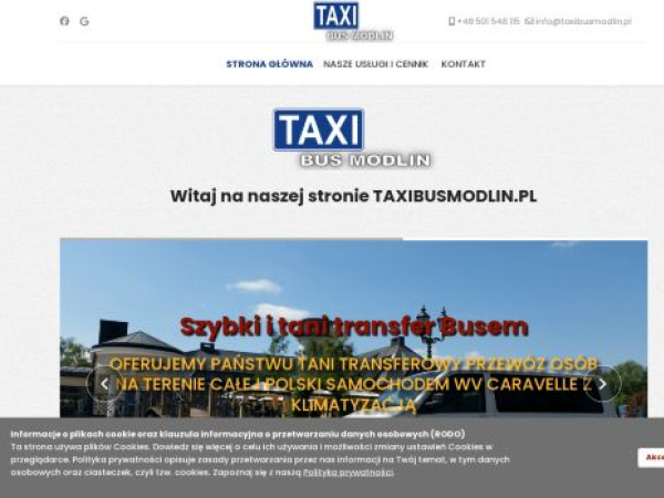 Audyt SEO strony taxibusmodlin.pl